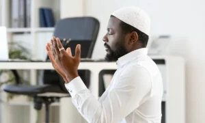 A Person Making Dua after Prayer - Duas for Anxiety